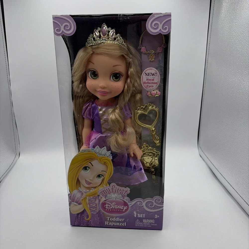 2014 My First Disney Princess Toddler Rapunzel Royal Reflection Eyes Doll New